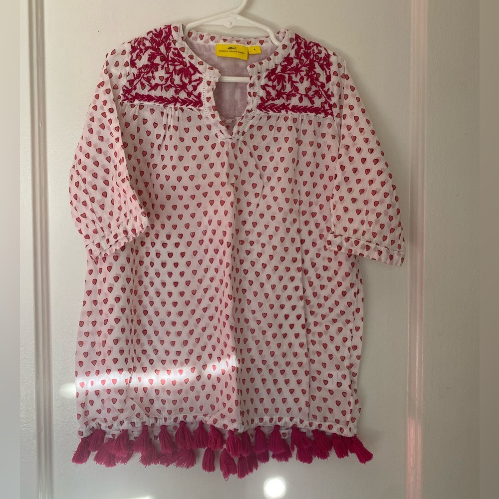 Roberta Roller Rabbit Hearts Coverup Hearts Size 4